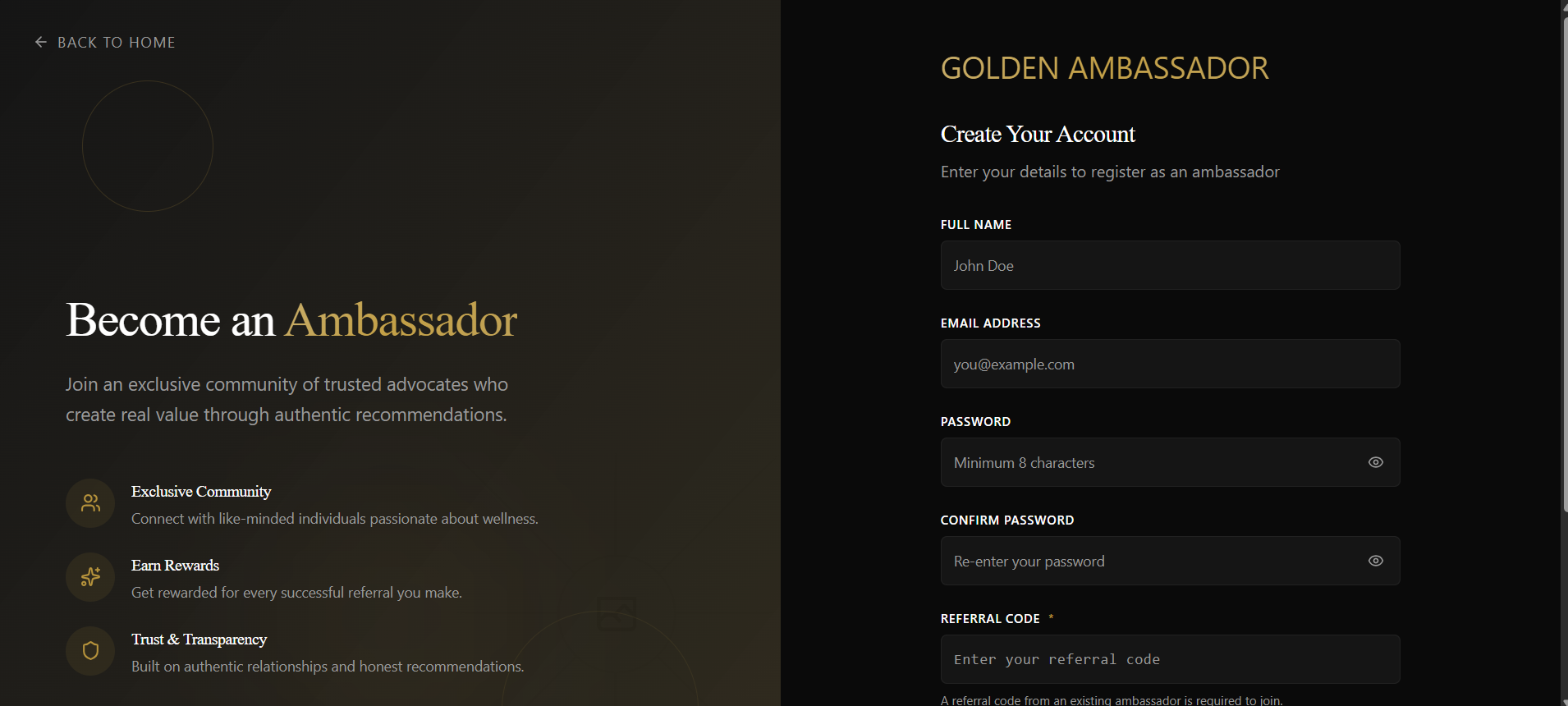 Golden Ambassador